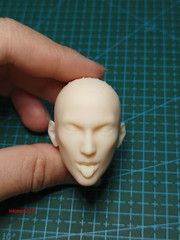 1:6 1:12 1:18 Anime Boy tongue out Head Sculpt for 12” 6” 3.75” Figure Body