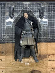 ThreeZero Jon Snow Nightwatch 1/6 Scale Figure Opened Complete Game of Thrones