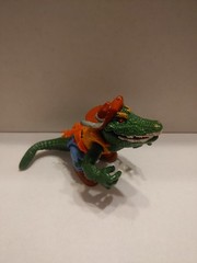 Teenage Mutant Ninja Turtles Leatherhead Action Figure 1989 Playmates Loose