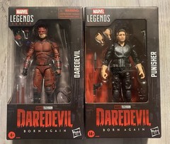 🔥Marvel Legends Daredevil: Born Again” Daredevil & Punisher Lot Of 2 Figures🔥