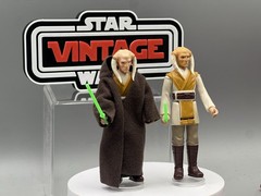 Vintage Custom Star Wars Figure Sasea Tiin Jedi Kenner Style 3.75”
