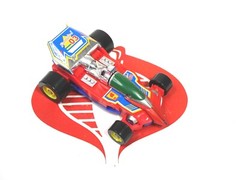 SUPER MACHINE ROBOT Action Figure Bot SPORTING Formula 1 Race Car
