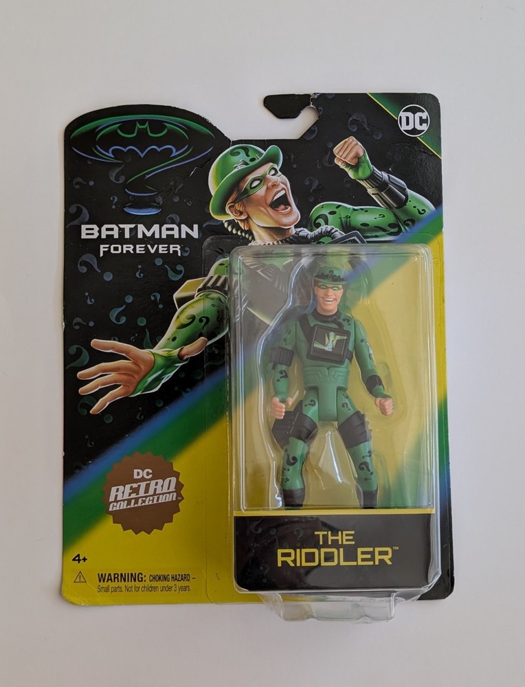 Batman Forever Jim Carrey Riddler DC Retro Collection Action Figure