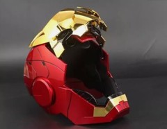 Iron Man Gold MK5 Helmet Electronic Voice Activated Open&Close Mask Autoking New