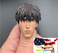 1/6 male Head sculpt Rukawa Kaede Japanese cartoon for Phicen hot toys ❶USA❶
