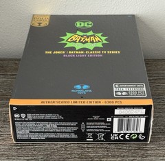 2024 McFarlane Gold Label Batman 1966 Joker Black Light Edition 1/6300 Sealed