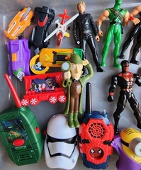 Vintage Mixed Figure Toy Lot PVC Cereal fast food Premiums Toys Smalls Legos Etc