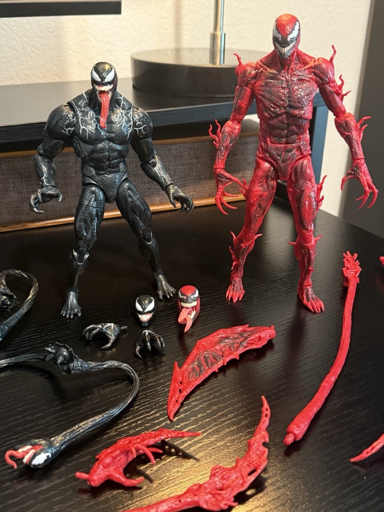 Marvel Legends Venom Let There Be Carnage Used Action Figure Lot Tom Hardy Woody