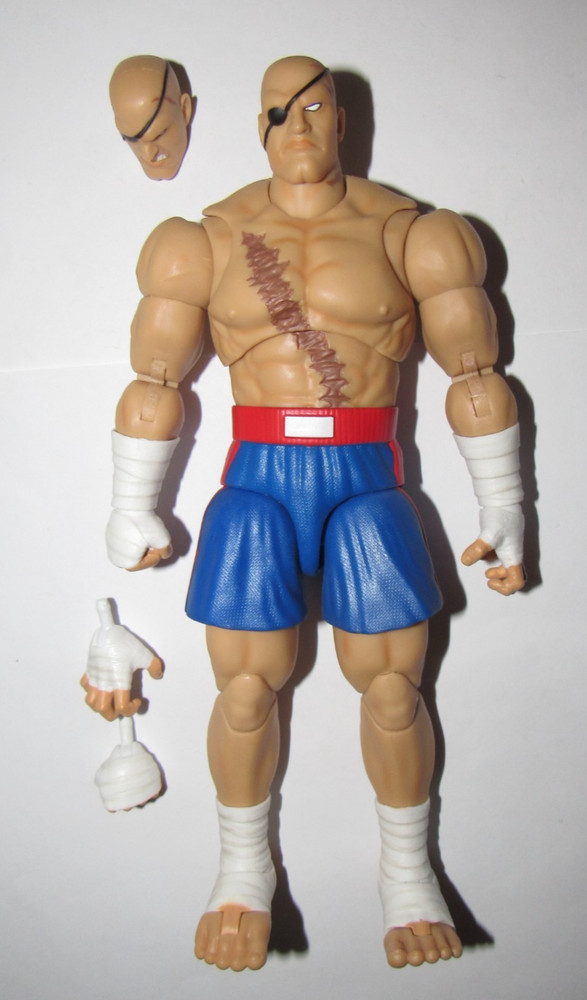 Jada Toys Street Fighter II action figure Final Challengers Sagat