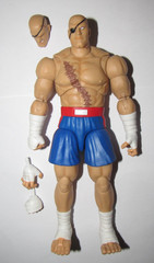 Jada Toys Street Fighter II action figure Final Challengers Sagat
