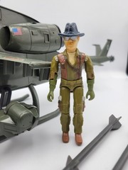 Vintage GI Joe 1983 Dragonfly 100% Complete W/ Wild Bill Figure Lot