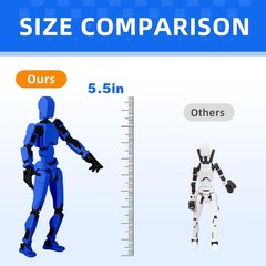 (Assembly Completed) 8 Packs Dummy13 Action Figure Set, 3D Printed ActionFigu…