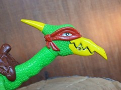 VTG TMNT CAVE TURTLE RALPH TUBULAR PTERODACTYL DINOSAUR INCOMPLETE PARTS ONLY