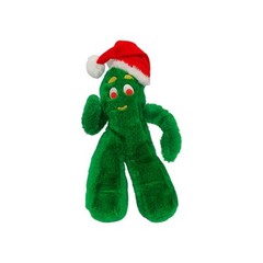 Gumby Plush In Santa Hat Stuffed Plush Ace Novelty 7″ 1988