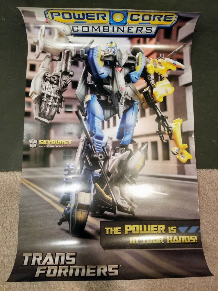 TRANSFORMERS POWER CORE COMBINERS SKYBURST POSTER 2010 15″ X 24″