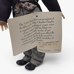 Presents Charlie Chaplin Collector Doll P3785 1990 Cane Accessory Vintage Figure