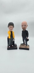 Breaking Bad Walter White and Jesse Bobble Figures