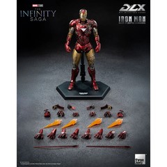 Threezero Marvel Infinity Saga Iron Man Mark 6 Battle Damaged DLX Action Figure