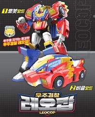 Mini Force 2021 Animal Tron LEOCOP & JAWSCOP Space Police Transformer Robot Car