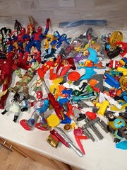 Lot Of Mixed Branded Action Figures And Accessories 6 Lbs Total