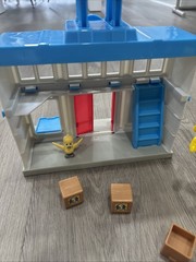 Paw Patrol Rubble Post Office 99% Complete Play Set Adventure Bay Exclusive Toy