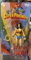 DC SUPER FRIENDS WONDER WOMAN FIGURE MOC IN HAND WONDER WOMAN, NEAR MINT CARD