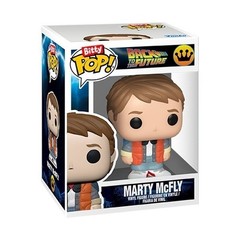 Funko Bitty Pop Rides Back to the Future Marty McFly and Time Machine DeLorean