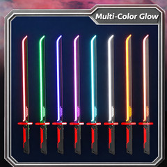 Anime Cosplay Prop Cyberpunk Lightsaber Neon Spark Blade w/ Sound & Fog