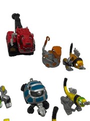 Dinotrux Diecast Raptoool Roller Otto Scrap It Ty Rux Grouter 17 Figures Lot