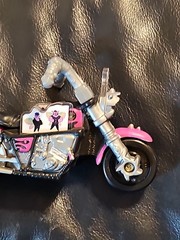 Disney Pixar Onward Movie Mini Motorcycle Cake Topper Purple Black- 3.5 In Long