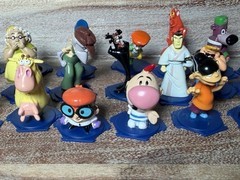 Rare Vintage CARTOON NETWORK Mini 1.5″ PVC Figure Toy COMPLETE SET OF 22