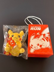Pokemon Run 2026 Gold Medal Pikachu Plush Korea Limited 30th Anniversary