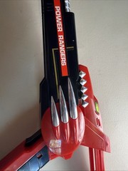 1991 Red Blade Blaster Gun Mighty Morphin Power Rangers MMPR WORKING Vintage