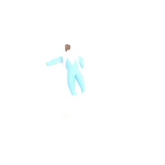 The Incredibles 2 Frozone Action Figure 1.8 Inches Tall Mini Toy USA Seller