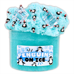 Penguins on Ice “Rock Candy Scented” Icee Slime 8oz – Dope Slimes