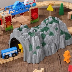 Realistic Mountain Train Tunnel Model 25.5×19.5×11.5cm HO Scale Scenery