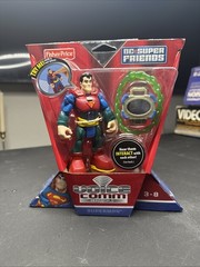 Fisher-Price Hero World Superfriends Voice Comm Superman Figure USA Toys NIB T2