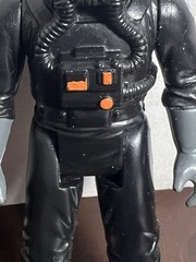 VINTAGE KENNER STAR WARS 1982 TIE FIGHTER PILOT COMPLETE REVERSE COO VARIANT