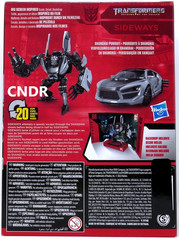 Transformers Studio Series DELUXE CLASS #88 revenge of the fallen SIDEWAYS rotf!