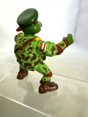 Vintage 1991 TMNT Mutant Military: Raph The Green Teen Beret Figure Loose (4.5″)