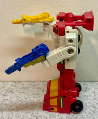 Vintage 1988 Hasbro Transformers G1 Quickmix Complete with Weapons Excellent