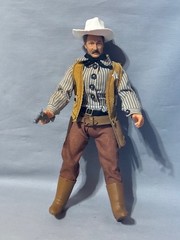Vintage Wyatt Earp Empire Figure 1973 Legends West Cowboy Excel 9.5″ Gun Hat