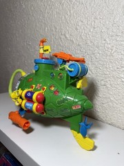 VTG 1991 Sewer Sub Submarine TMNT Teenage Mutant Ninja Turtles Playset Complete