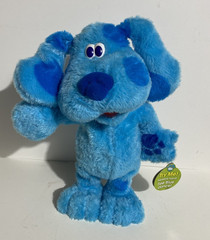Blues Clues Blue Sing & Dancing 15″ Plush 2003 Mattel Working with Tags