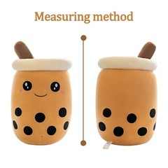 Kawaii Plush Pillow Cute Boba Plushie Stuffed Toys Soft 24cm