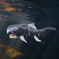 Jurassic World Strike Attack Dunkleosteus Dromaeosaurus Mutadon Yuxisaurus Set