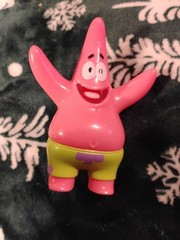 Spongebob Patrick Star Sonic Push Button Pop Out Tongue Figure