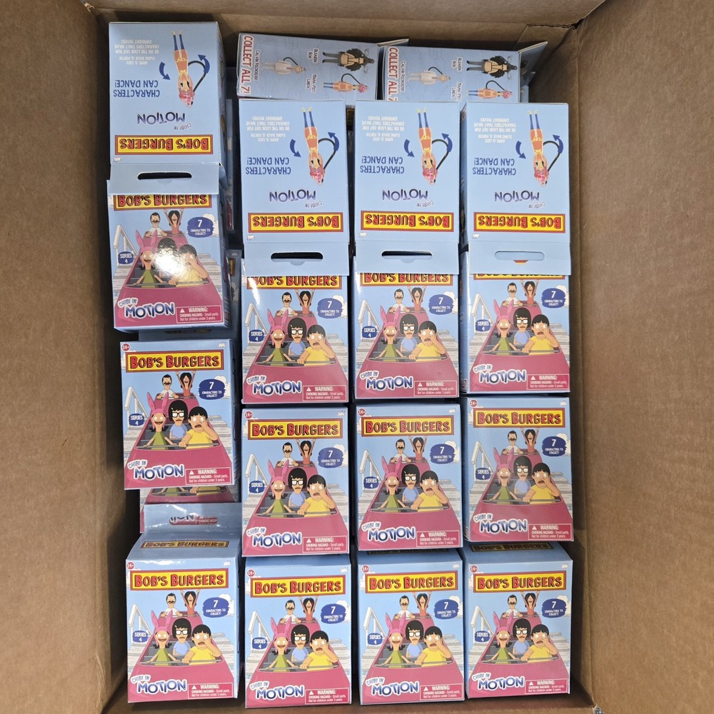 Bob’s Burgers Chibi in Motion Series 4 – Lot of 106 New Blind Boxes