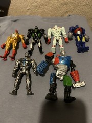 Real Steel Jakks Pacific Light Up 5″ figure LOT Of 5 Untested