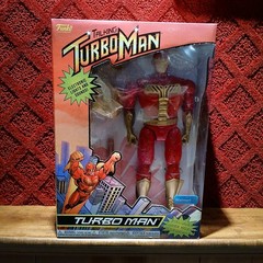 Turbo Man Doll Action Figure Walmart Exclusive, Sealed Jingle All The Way